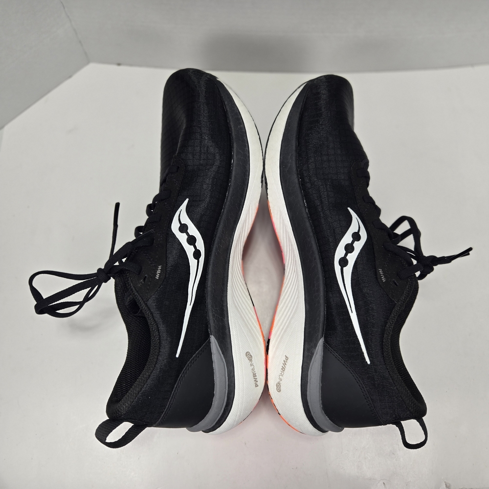 Saucony Freedom Crossport Black and White Neon Running Shoes Men's Size 13 - Picture 3 of 12